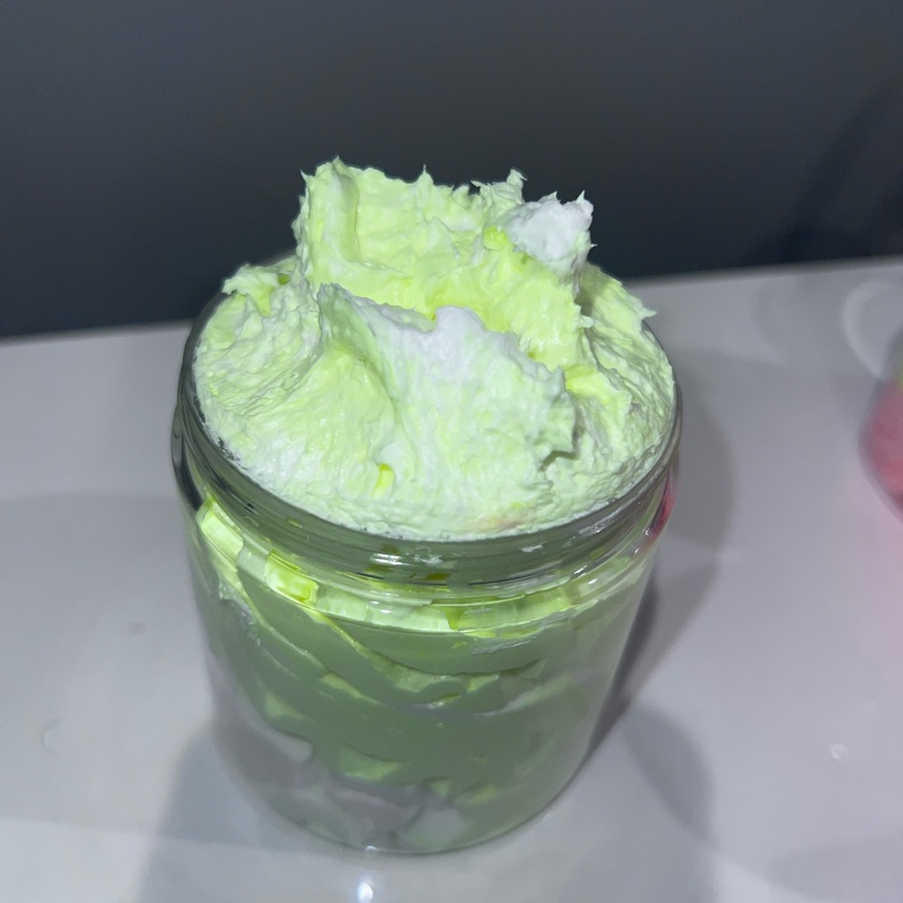 Lemon meringue whipped soap  8oz